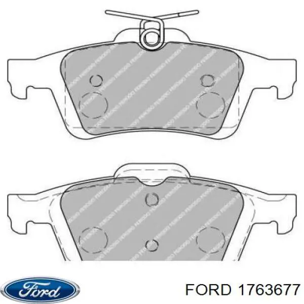 Колодки дисковые  Ford 1763677 цена, от 22.80 USD