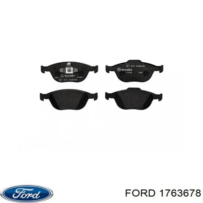 Передние тормозные колодки 1763678 Ford