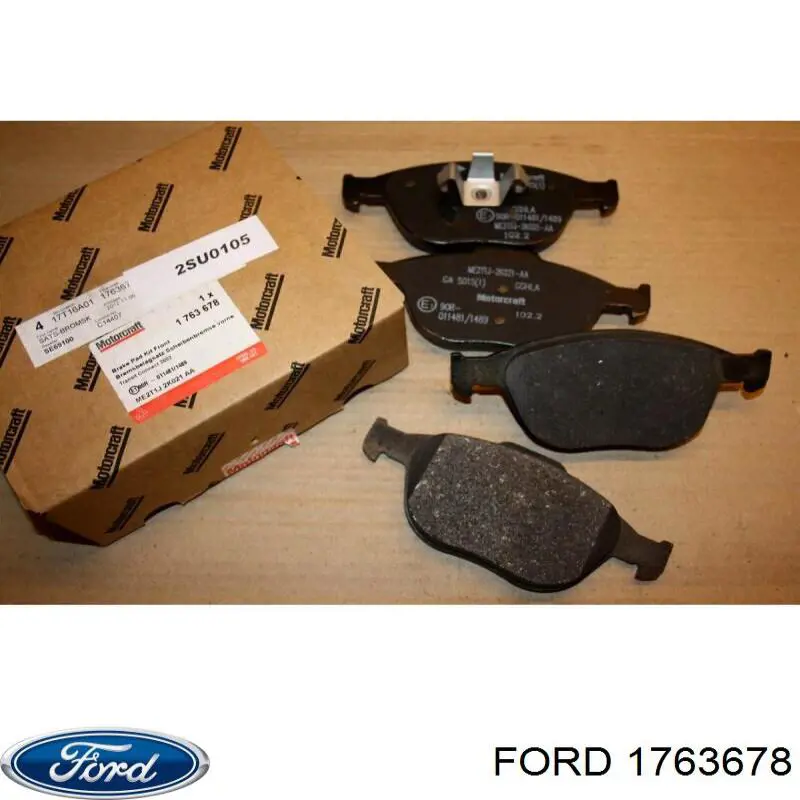 Купить 1763678 Ford Колодки тормозные