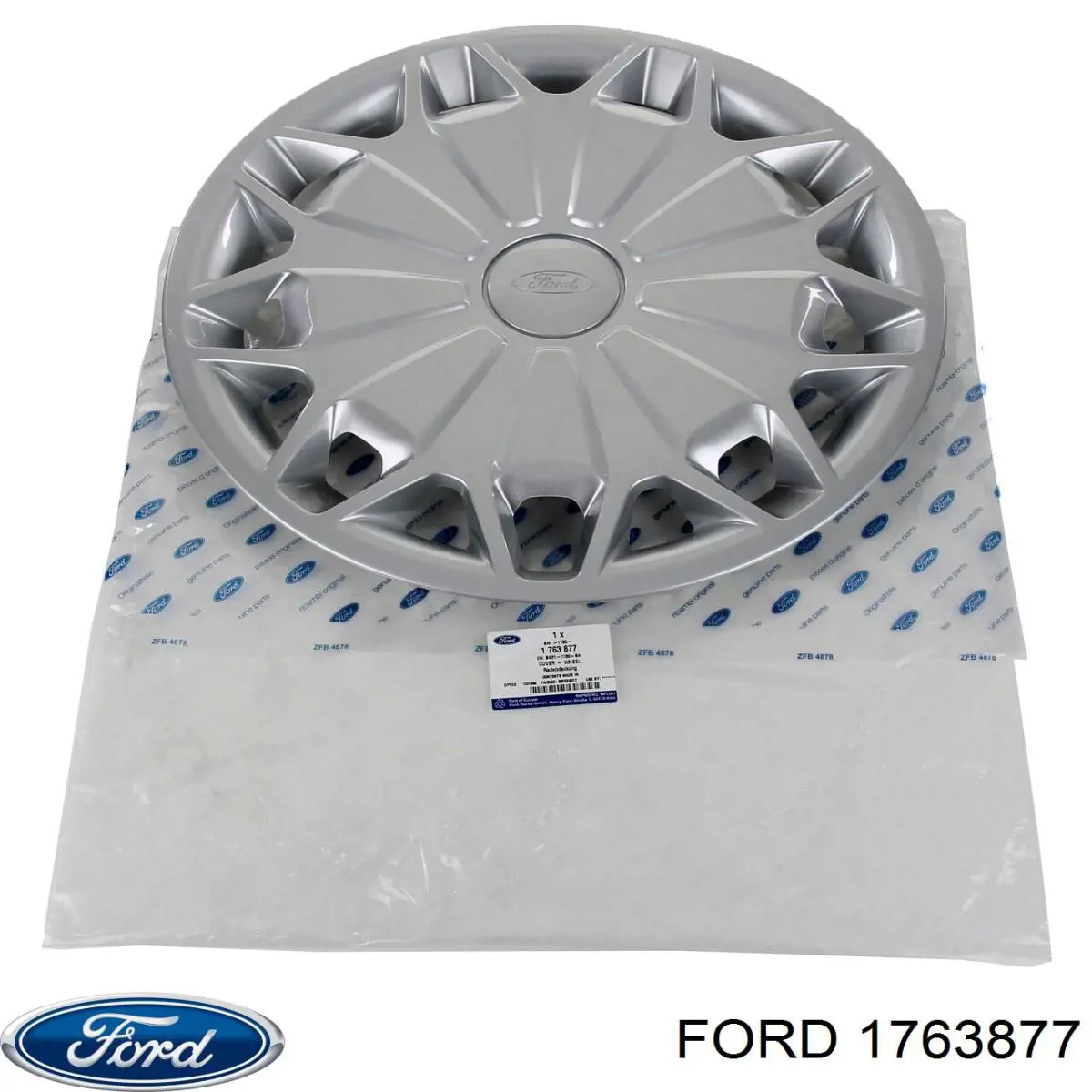 Колпак колесного диска на Ford Custom Tourneo 