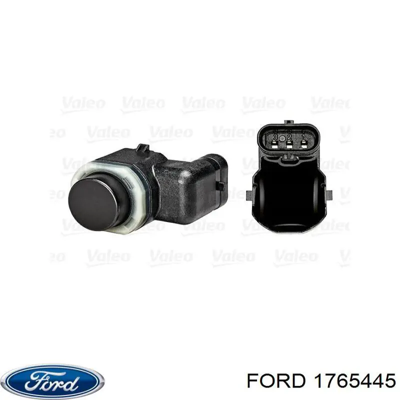 Купить 1765445 Ford Датчик сигнализации парковки (парктроник) передний боковой
