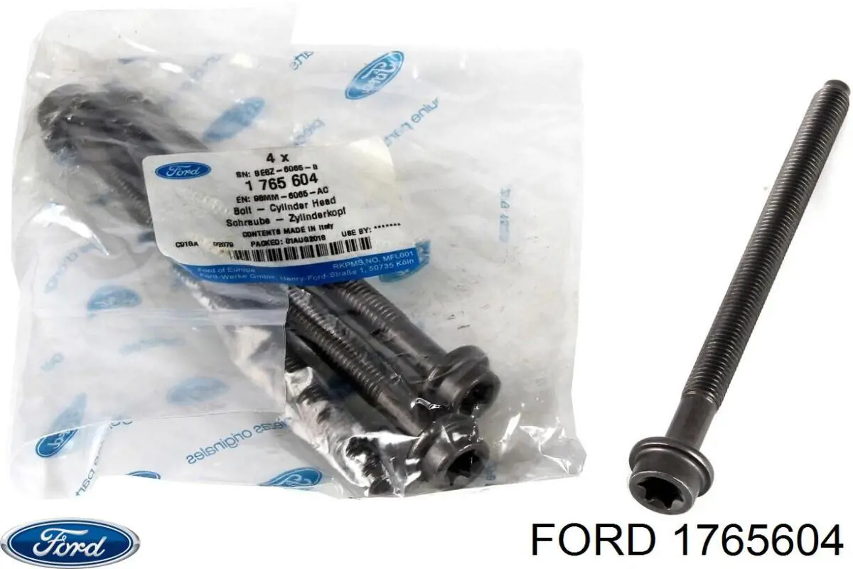 Болт головки блока цилиндров (ГБЦ) Ford 1765604