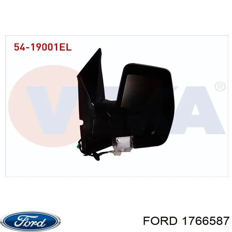 Зеркальный элемент левый Ford 1766587