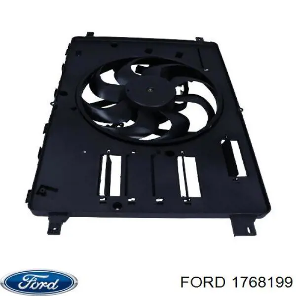 Купить 1768199 Ford Диффузор вентилятора в сборе с мотором и крыльчаткой