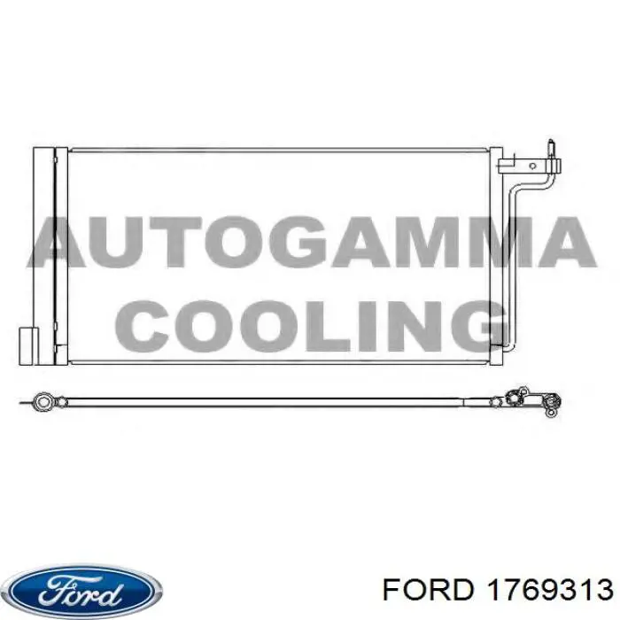 Конденсатор кондиционера Ford 1769313 цена, от 70.70 USD