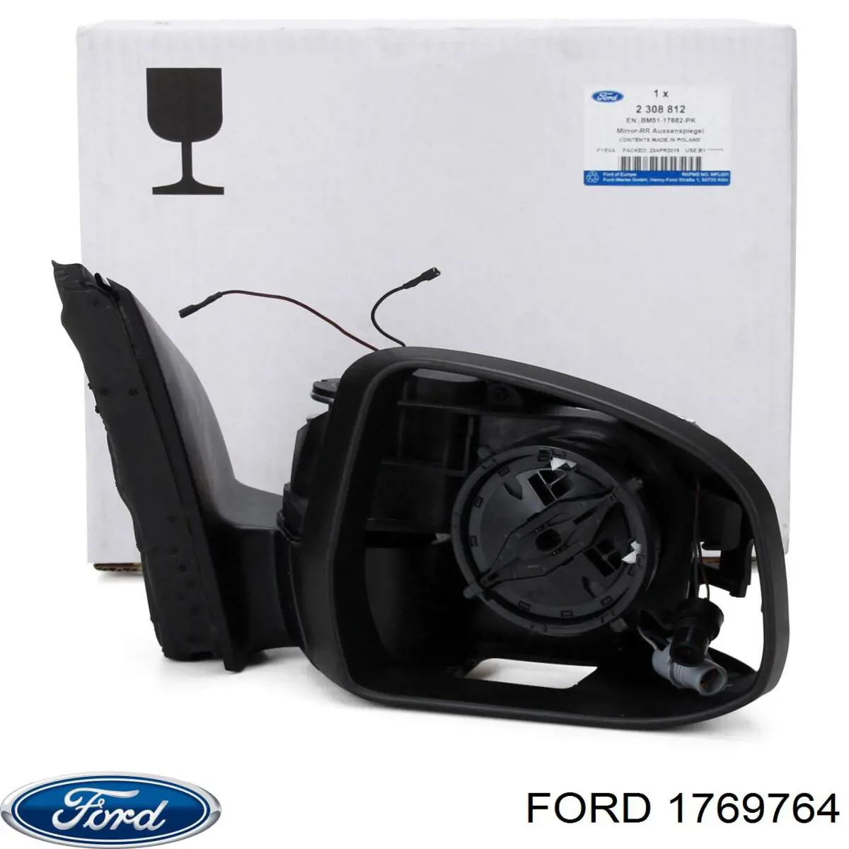 Купить 1769764 Ford Боковое зеркало заднего вида правое