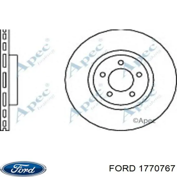 Передний тормозной диск Ford 1770767