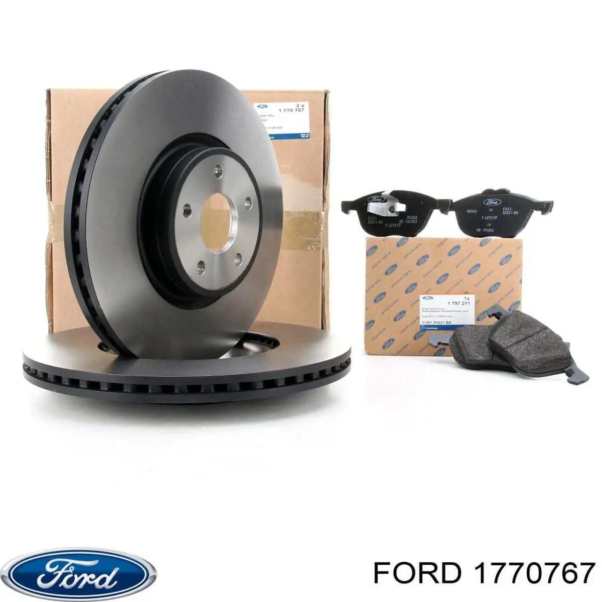 Передние тормозные диски 1770767 Ford