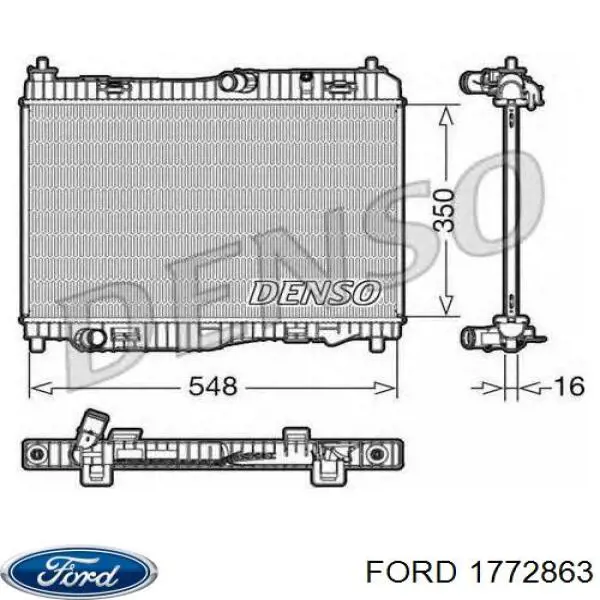 1772863 Ford радиатор