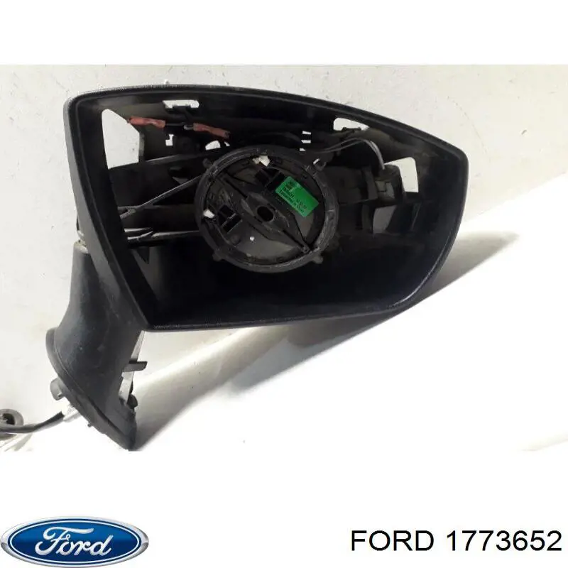 1773652 Ford elemento espelhado do espelho de retrovisão direito