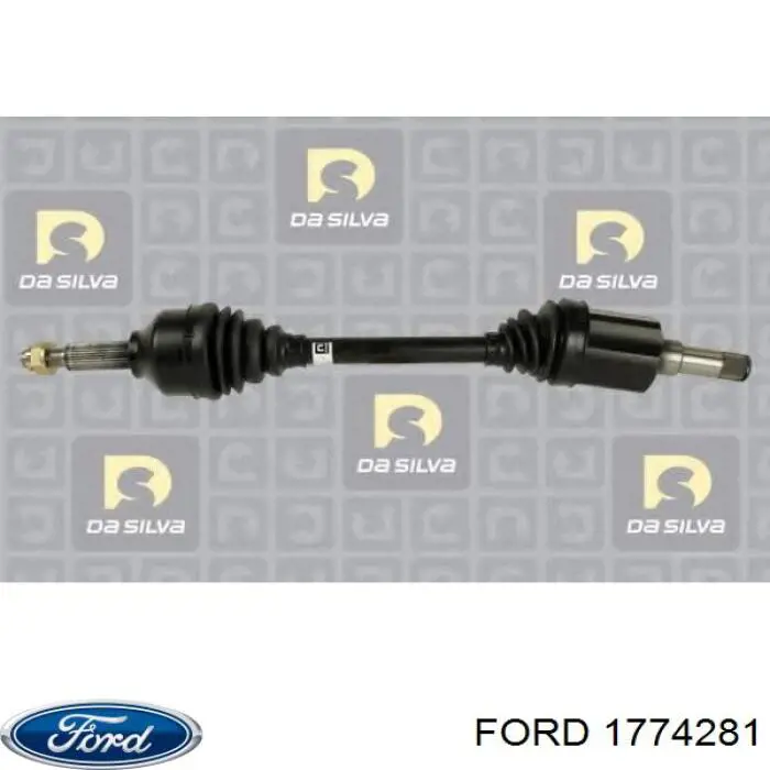 1774281 Ford Полуось передняя левая