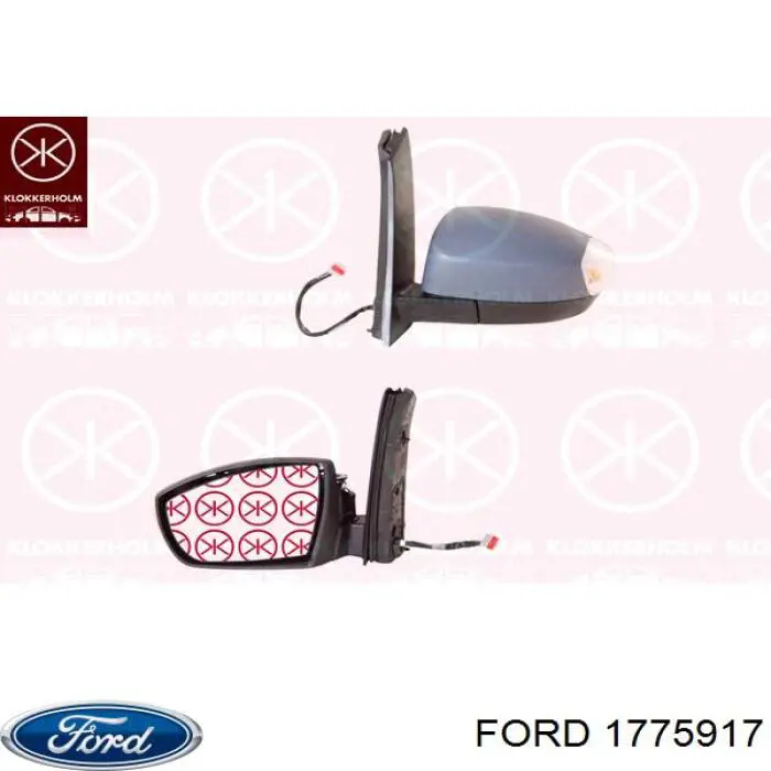 1775917 Ford накладка (крышка зеркала заднего вида левая)