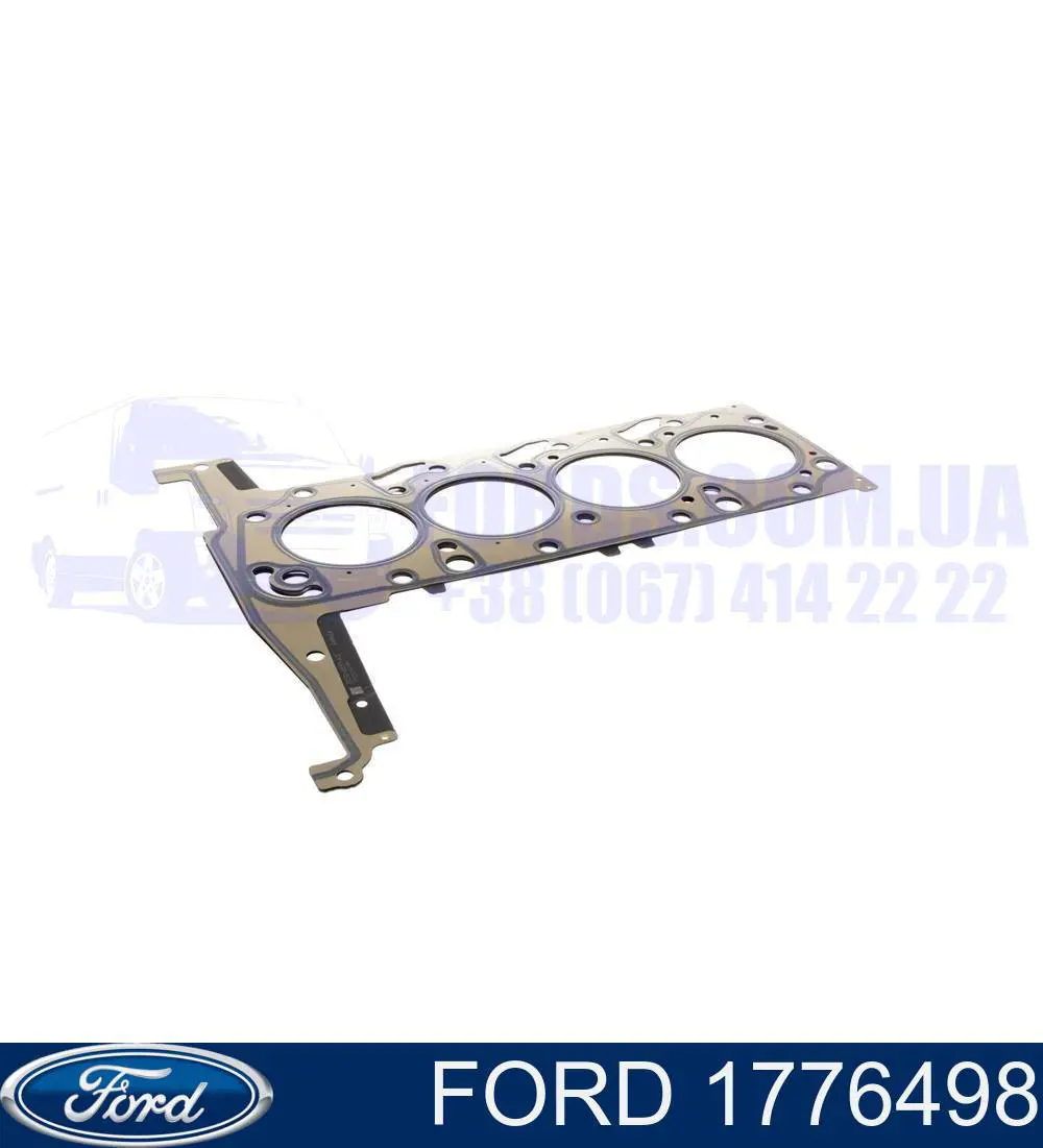 Прокладка головки блока цилиндров (ГБЦ) Ford 1776498