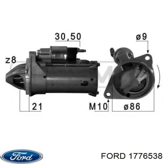 1776538 Ford motor de arranco