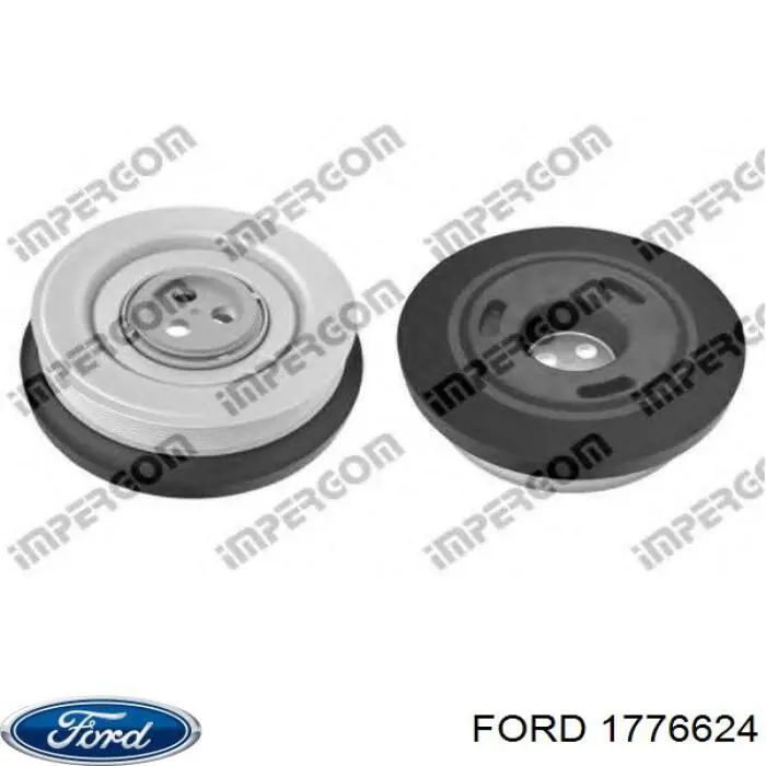 Купить 1776624 Ford Шкив-демпфер коленвала