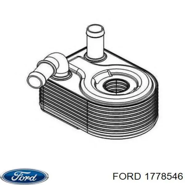 1778546 Ford radiador de óleo