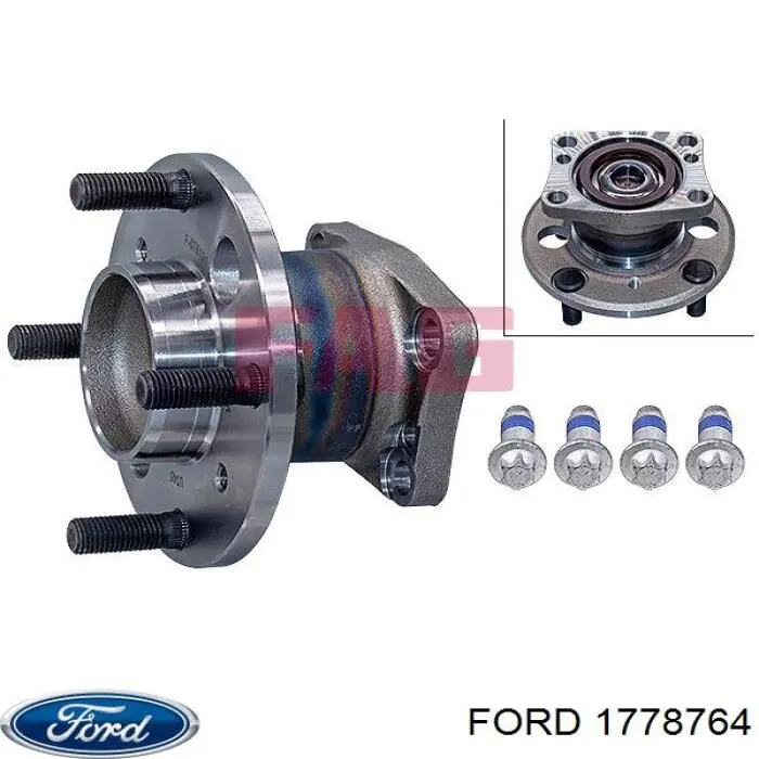 Купить 1778764 Ford Задняя шпиндель