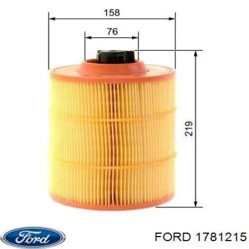Элемент воздушного фильтра Ford 1781215 цена, от 24.43 USD