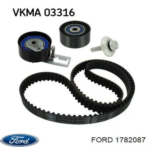 Натяжной ролик ремня ГРМ Ford 1782087 цена, от 25.86 USD