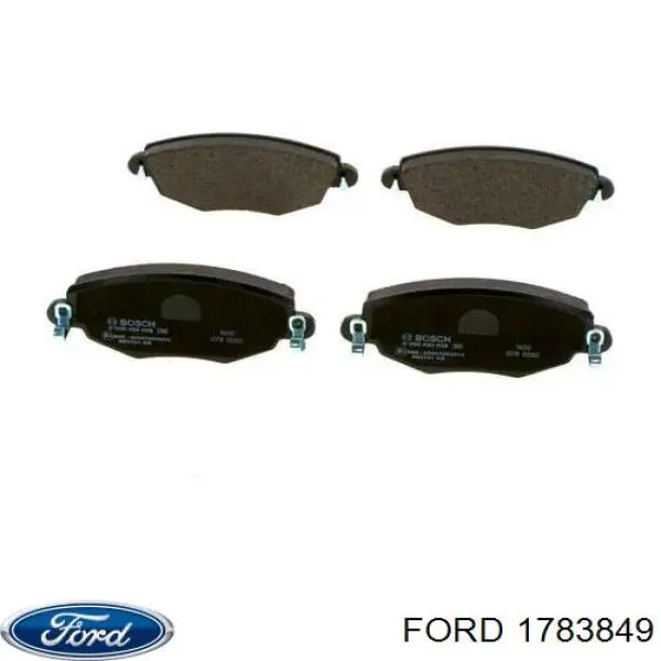 Передние тормозные колодки 1783849 Ford