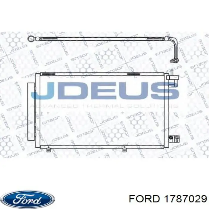 Радиатор кондиционера 1787029 Ford