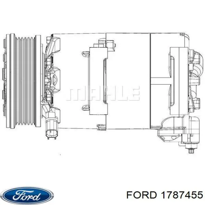 Компрессор кондиционера 1787455 Ford