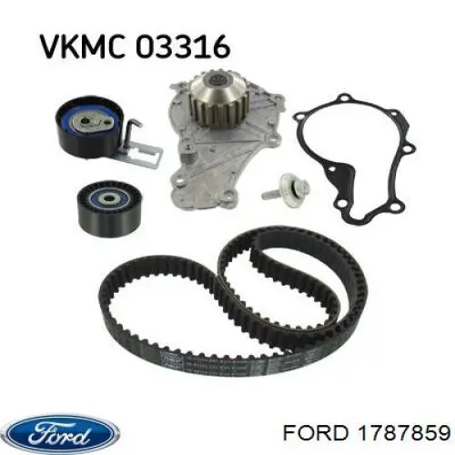 ГРМ ремни, комплект Ford 1787859 цена, от 122.10 USD