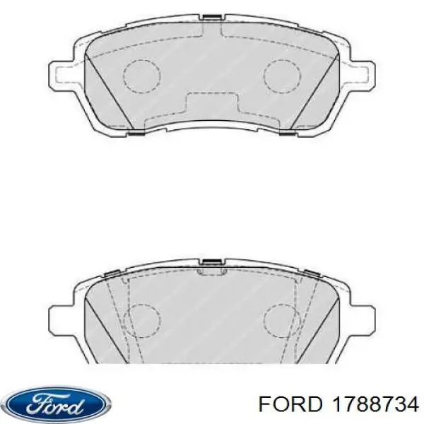 Купить 1788734 Ford Колодки тормозные