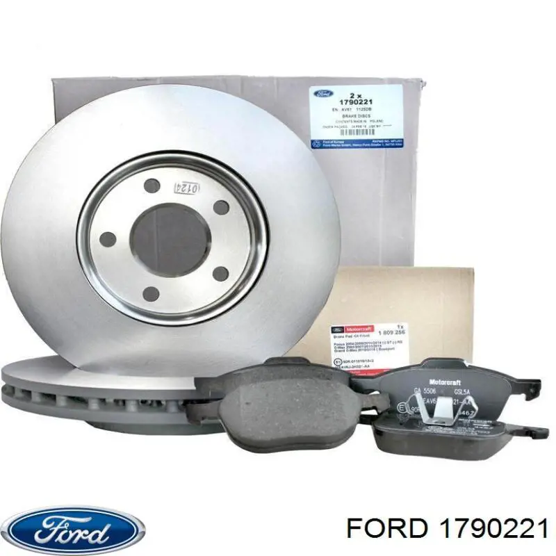 Disco do freio dianteiro 1790221 Ford
