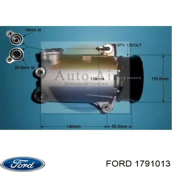 1791013 Ford компрессор кондиционера