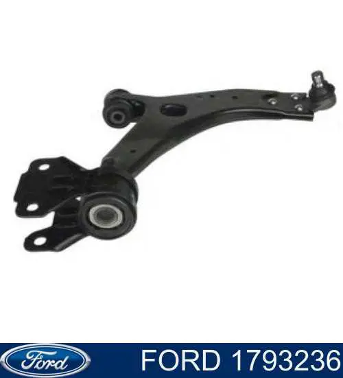 1793236 Ford braço oscilante inferior direito de suspensão dianteira