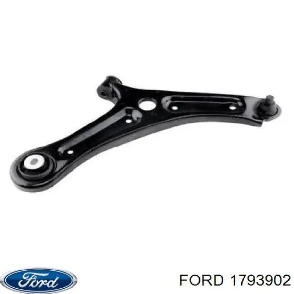 1793902 Ford braço oscilante inferior direito de suspensão dianteira