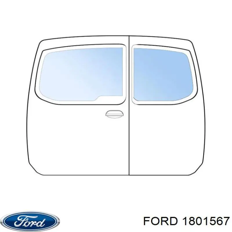 GS2801D201P Pilkington Стекло двери задка