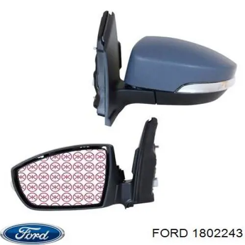 1802243 Ford Зеркало заднего вида правое
