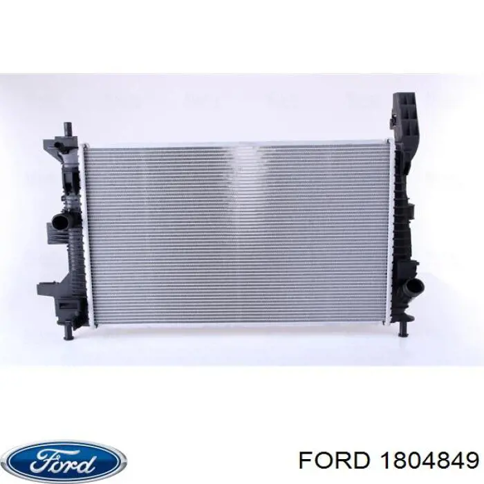 1804849 Ford radiador de esfriamento de motor