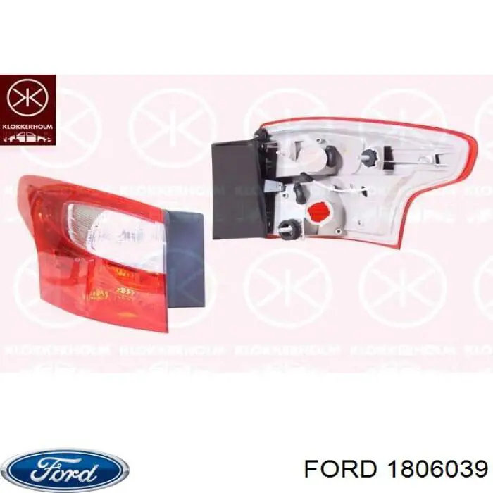 Фара задняя правая внешняя Ford 1806039 цена, от 95.97 USD