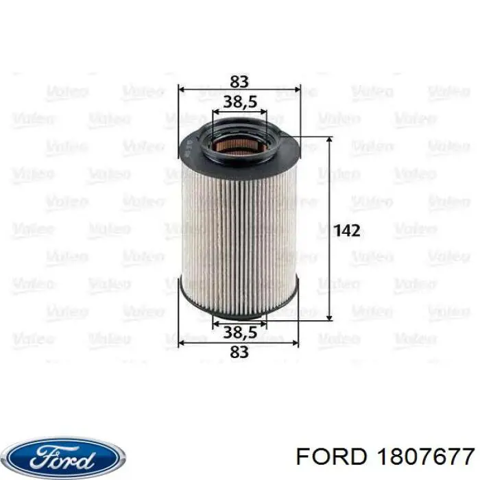 1807677 Ford лобовое стекло