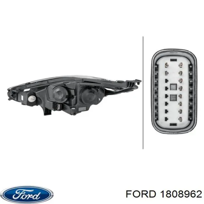 Купить DT1Z8A284B Ford Монтажная панель крепления фар
