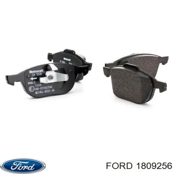 1809256 Ford Колодки передние