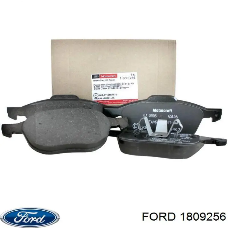 Купить 1809256 Ford Колодки тормозные