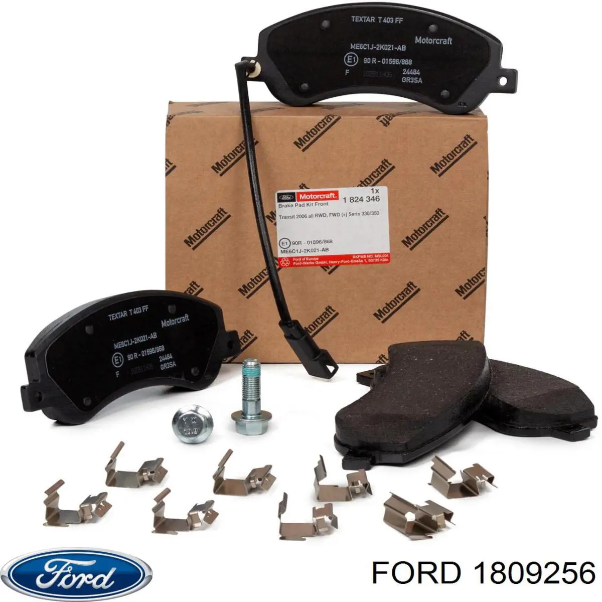 Передние тормозные колодки 1809256 Ford