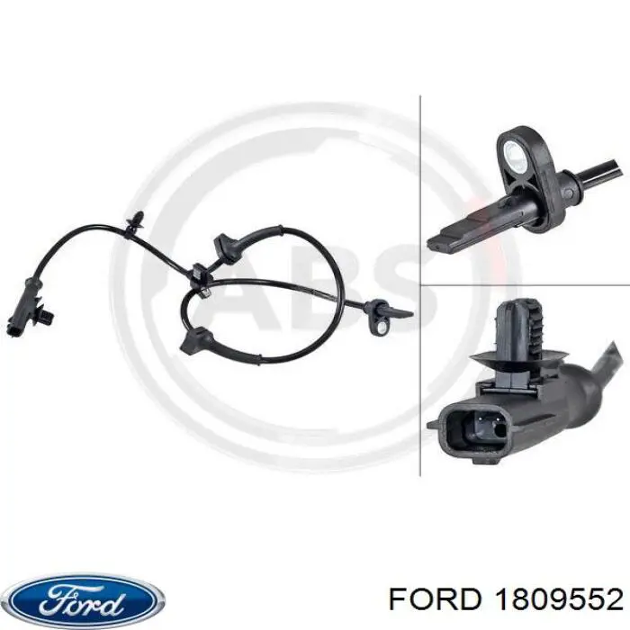 1809552 Ford sensor dianteiro de abs