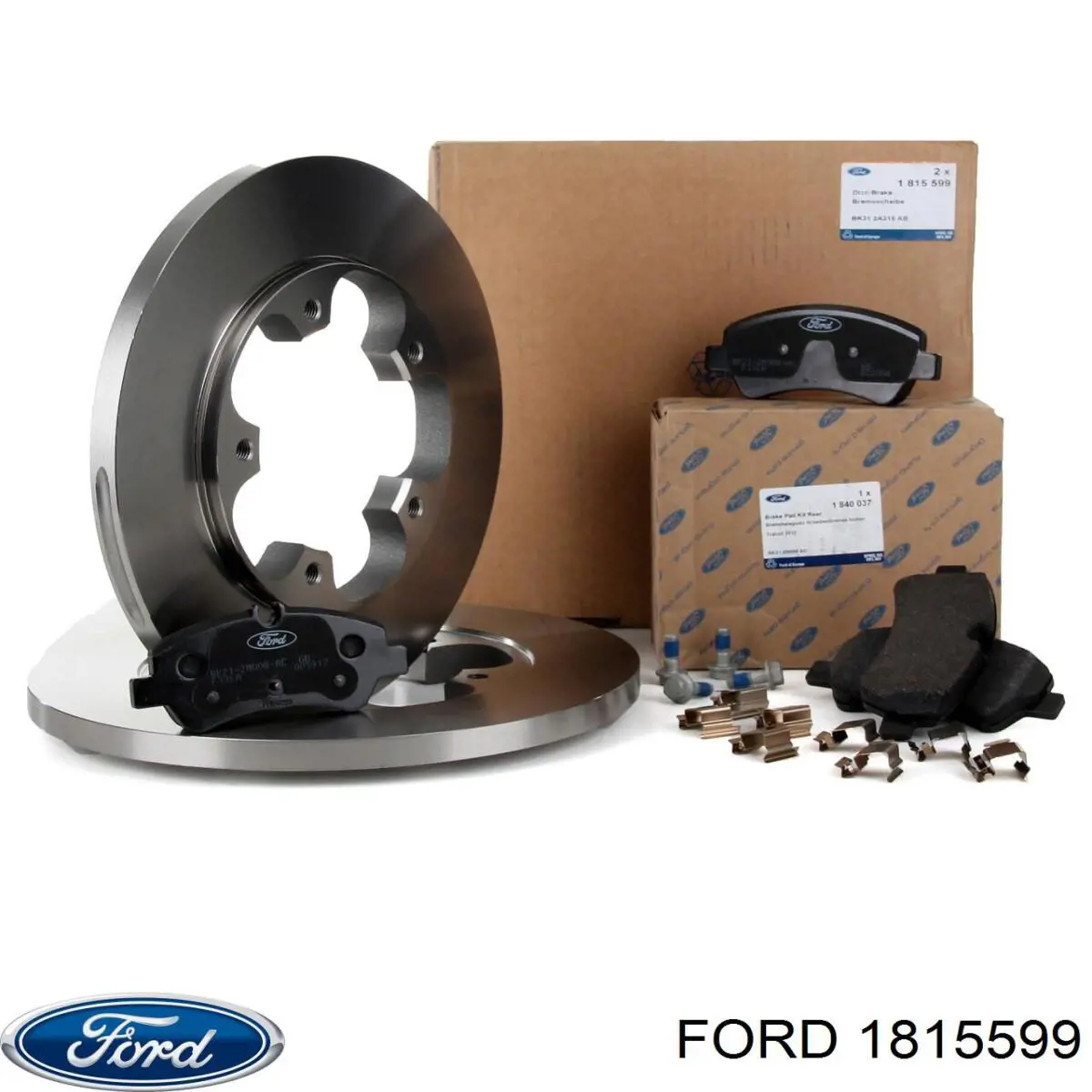 Купить 1815599 Ford Диск тормозной задний