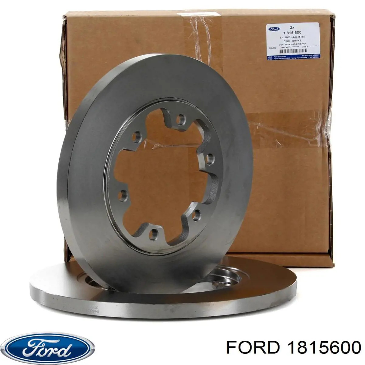 1815600 Ford диск тормозной задний