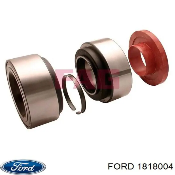 1818004 Ford Тормозной суппорт задний левый