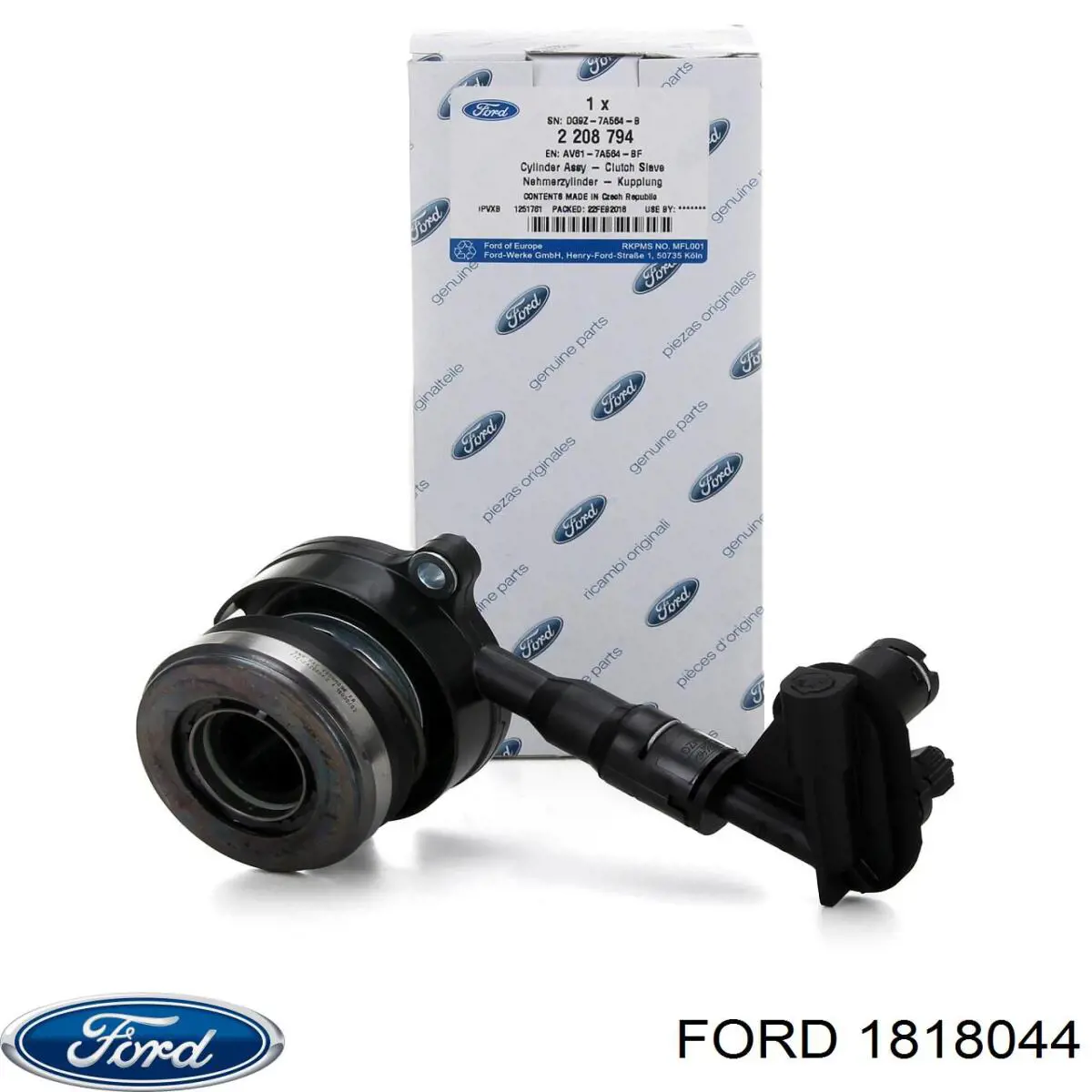 1818044 Ford рабочий цилиндр сцепления в сборе с выжимным подшипником