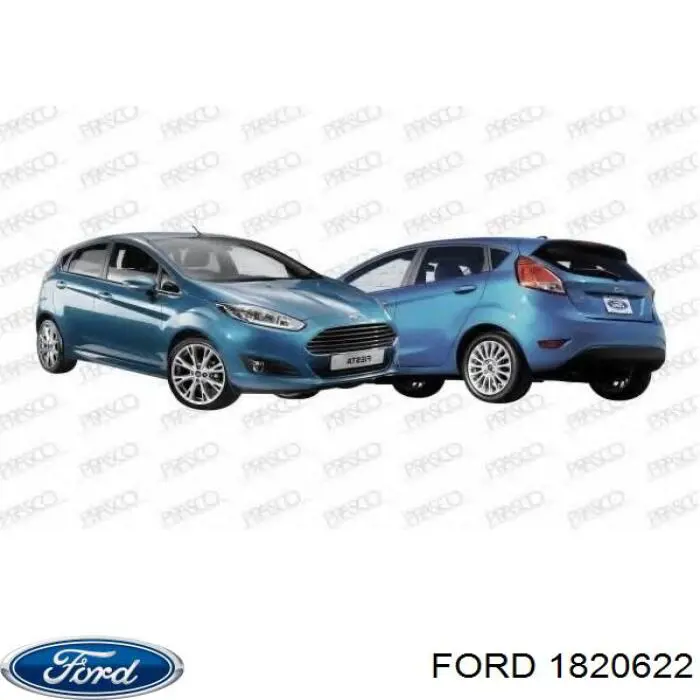 1820622 Ford consola de fixação das luzes de nevoeiro esquerdas