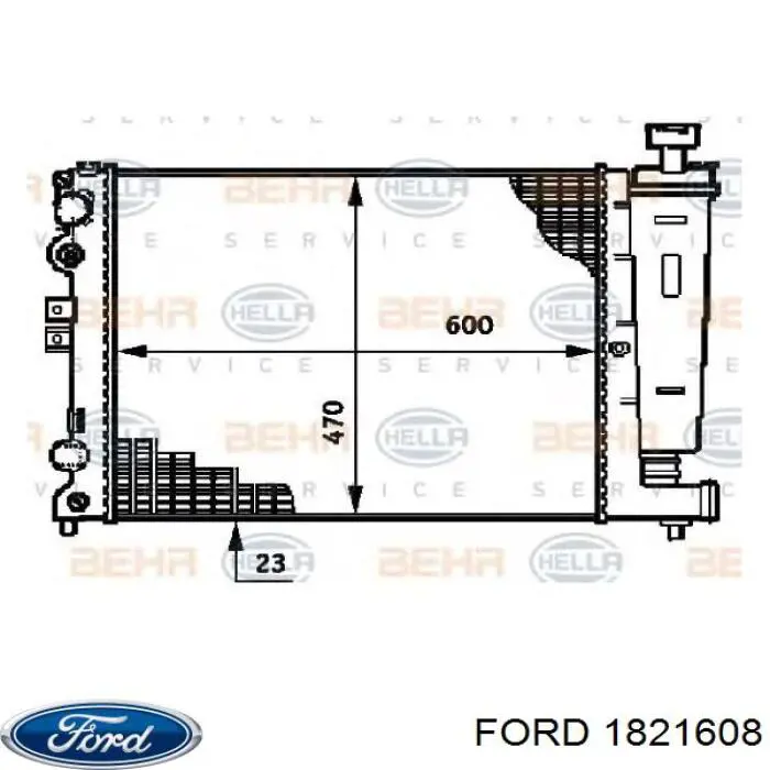 1821608 Ford Автостекло