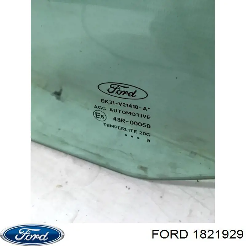 1821929 Ford Стекло треугольное двери передней правой