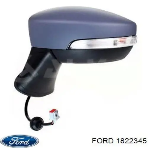 2033781 Ford espelho de retrovisão esquerdo